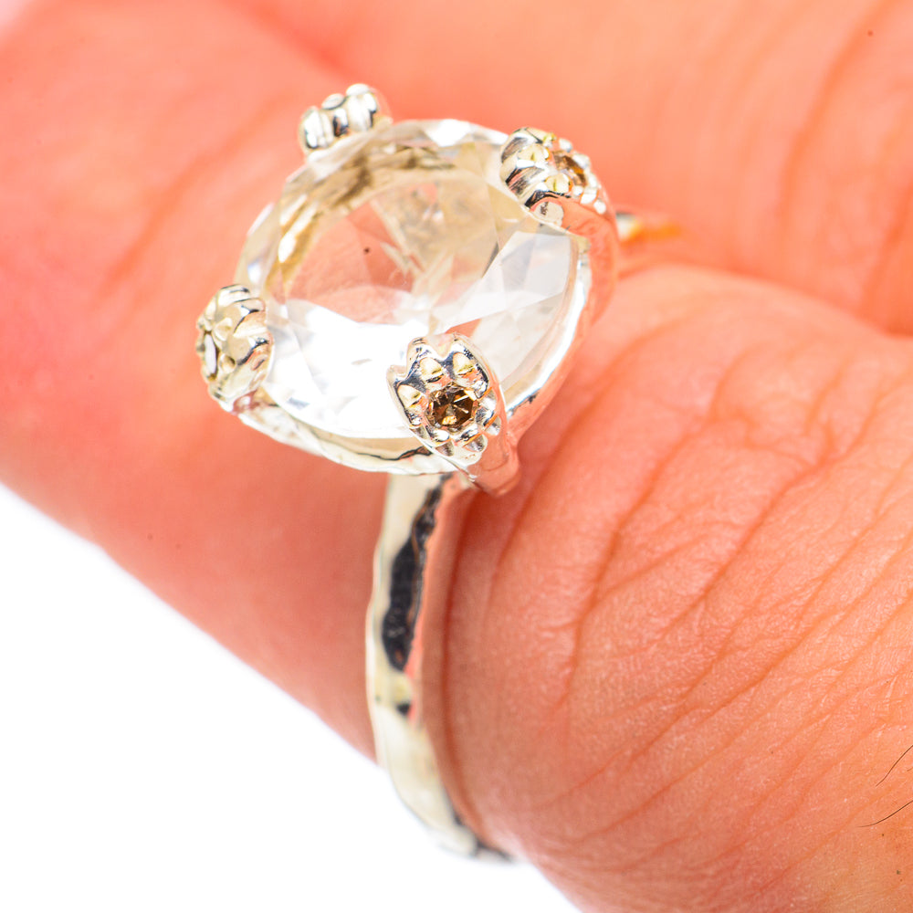 White Quartz Rings handcrafted by Ana Silver Co - RING69160