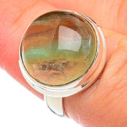 Green Fluorite Rings handcrafted by Ana Silver Co - RING69162