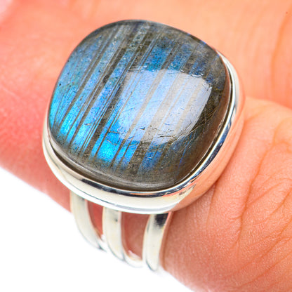 Labradorite Rings handcrafted by Ana Silver Co - RING69167