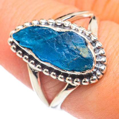 Blue Fluorite Rings handcrafted by Ana Silver Co - RING69169