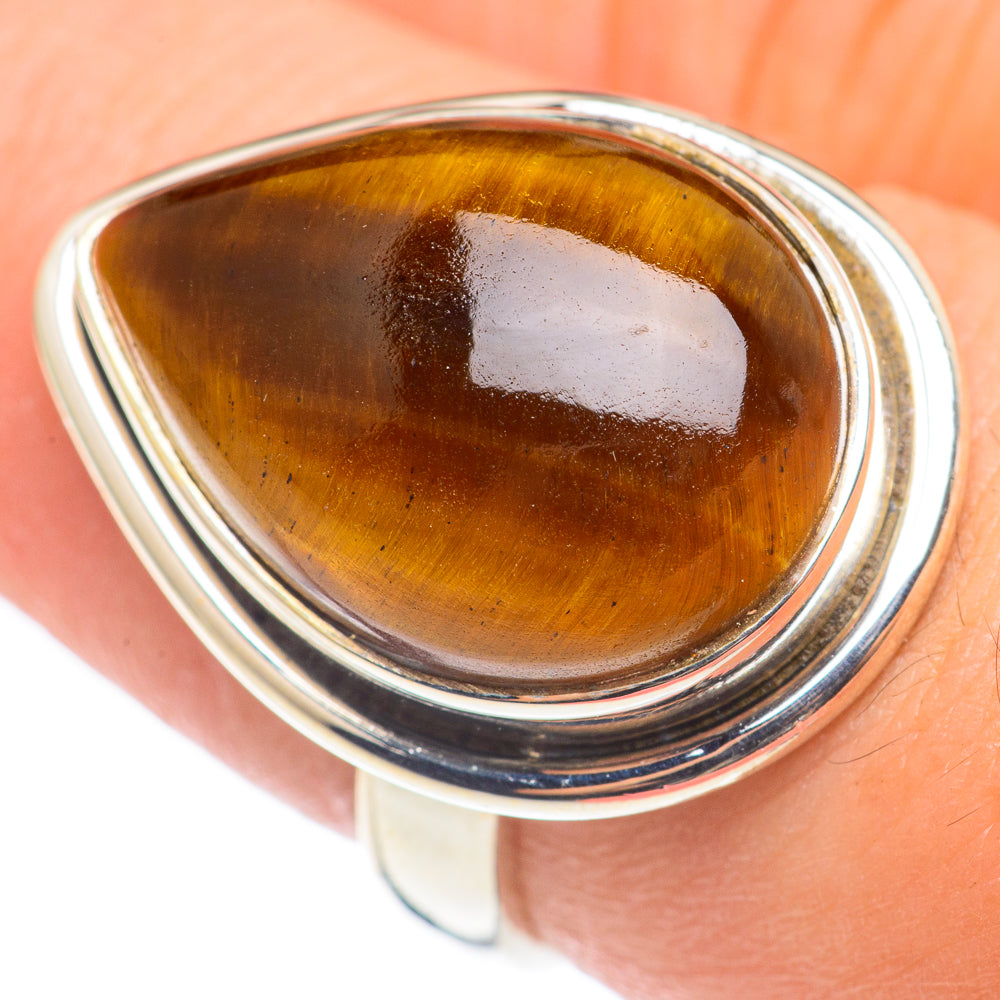 Tiger Eye Rings handcrafted by Ana Silver Co - RING69178