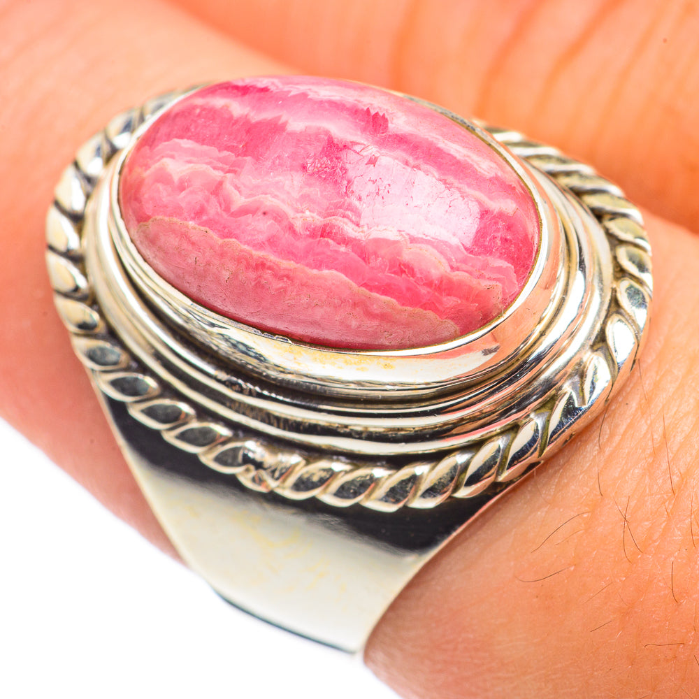 Rhodochrosite Rings handcrafted by Ana Silver Co - RING69181