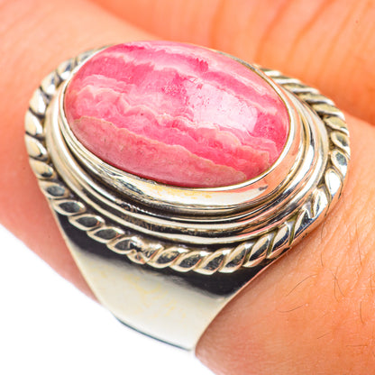 Rhodochrosite Rings handcrafted by Ana Silver Co - RING69181
