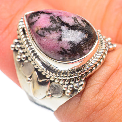 Rhodonite Rings handcrafted by Ana Silver Co - RING69182