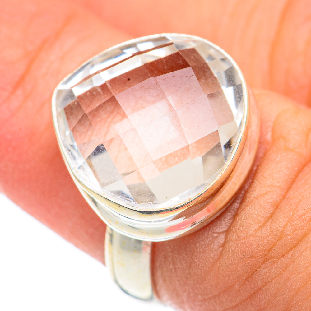 White Quartz Rings handcrafted by Ana Silver Co - RING69192
