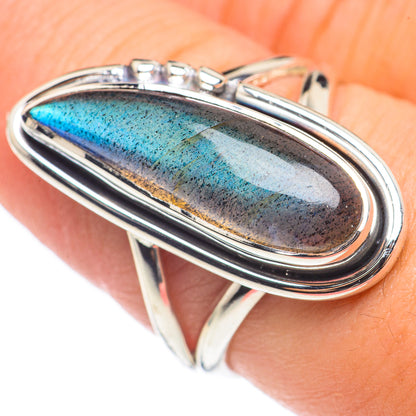 Labradorite Rings handcrafted by Ana Silver Co - RING69194