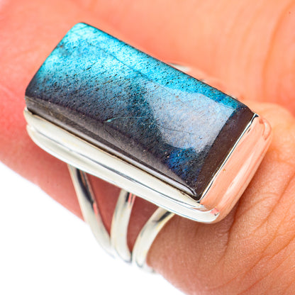 Labradorite Rings handcrafted by Ana Silver Co - RING69197