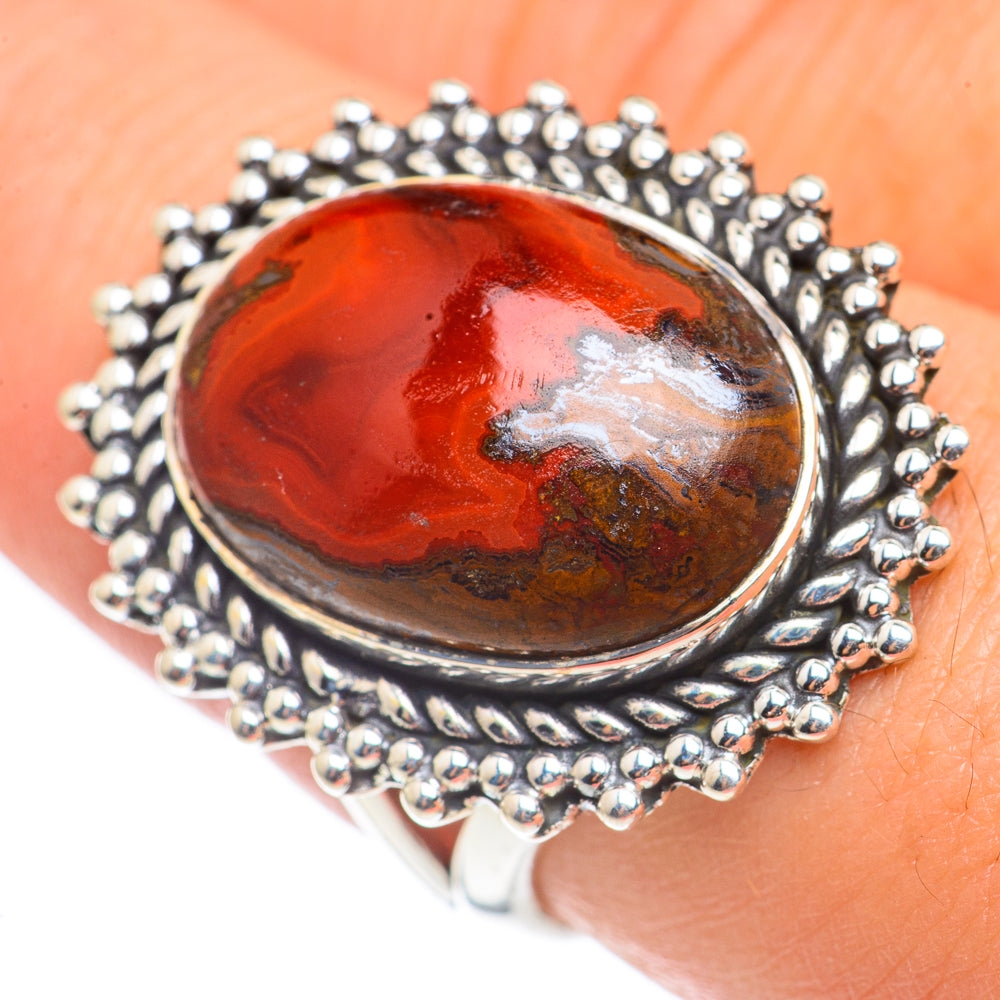 Mahogany Obsidian Rings handcrafted by Ana Silver Co - RING69206