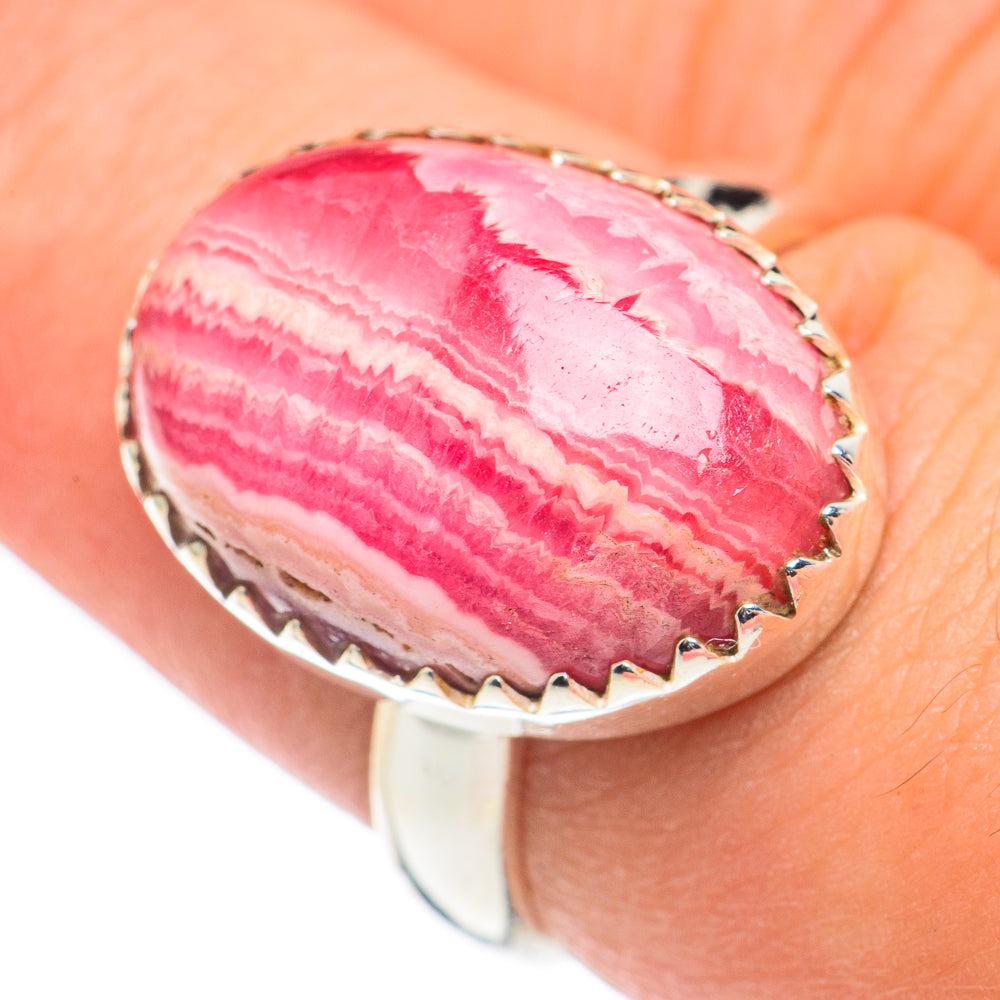 Rhodochrosite Rings handcrafted by Ana Silver Co - RING69212
