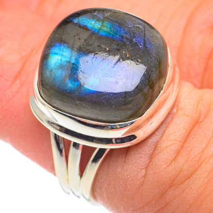 Labradorite Rings handcrafted by Ana Silver Co - RING69226