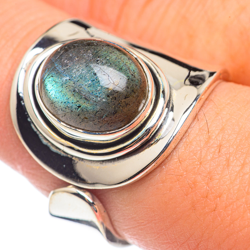 Labradorite Rings handcrafted by Ana Silver Co - RING69230