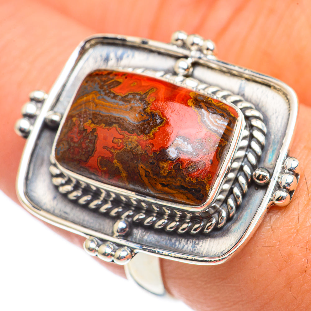 Mahogany Obsidian Rings handcrafted by Ana Silver Co - RING69236