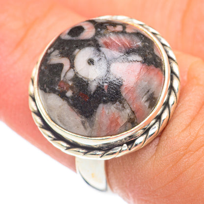 Crinoid Fossil Rings handcrafted by Ana Silver Co - RING69240