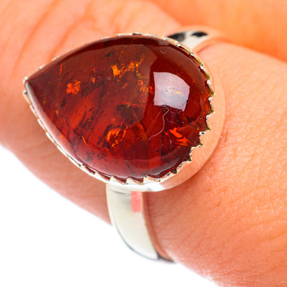 Baltic Amber Rings handcrafted by Ana Silver Co - RING69242