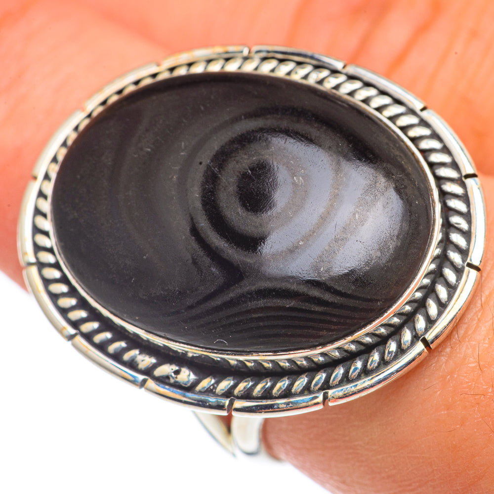 Psilomelane Rings handcrafted by Ana Silver Co - RING69250