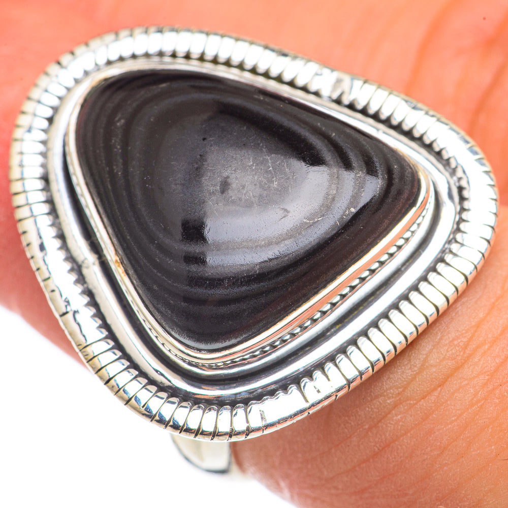 Psilomelane Rings handcrafted by Ana Silver Co - RING69251