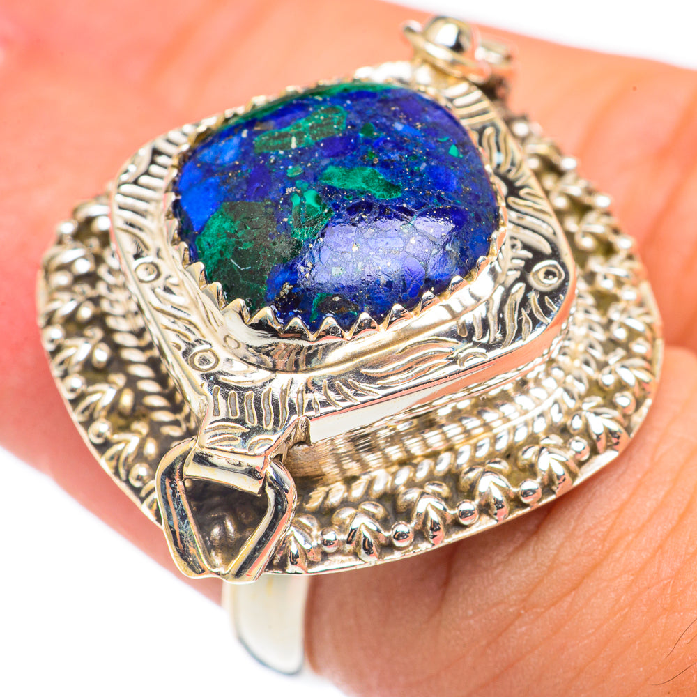 Azurite Rings handcrafted by Ana Silver Co - RING69257