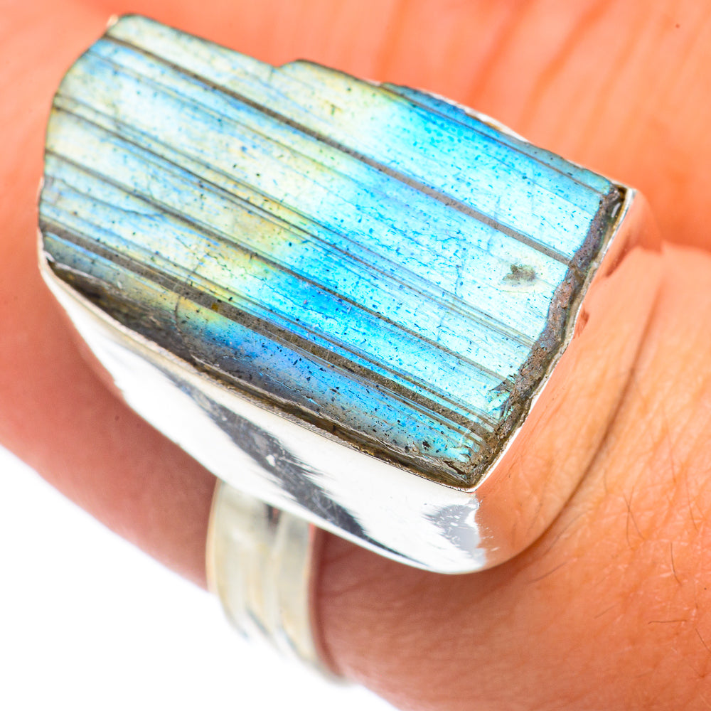 Labradorite Rings handcrafted by Ana Silver Co - RING69265