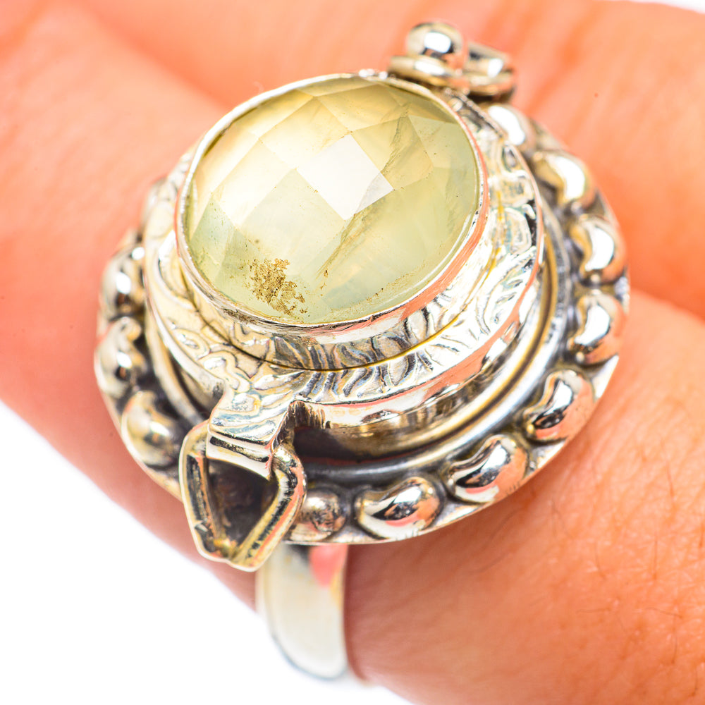 Prehnite Rings handcrafted by Ana Silver Co - RING69269