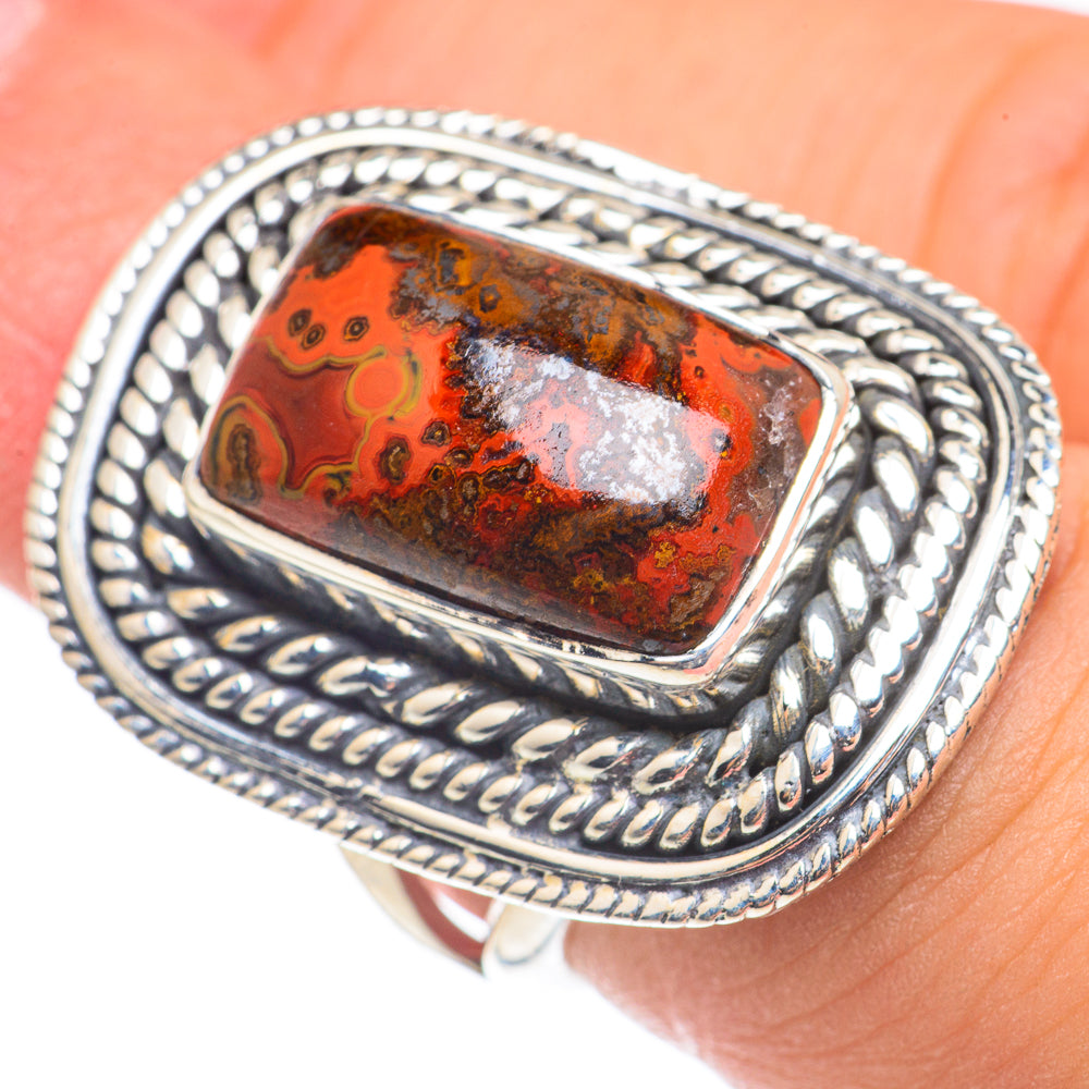 Mahogany Obsidian Rings handcrafted by Ana Silver Co - RING69271