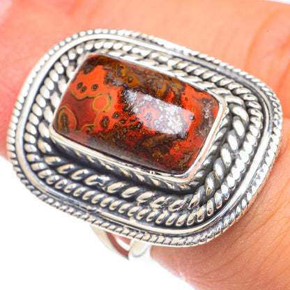 Mahogany Obsidian Rings handcrafted by Ana Silver Co - RING69271