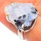 Rainbow Moonstone Rings handcrafted by Ana Silver Co - RING69283