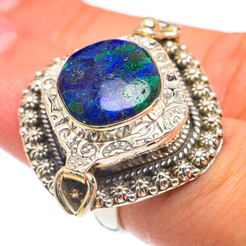 Azurite Rings handcrafted by Ana Silver Co - RING69289