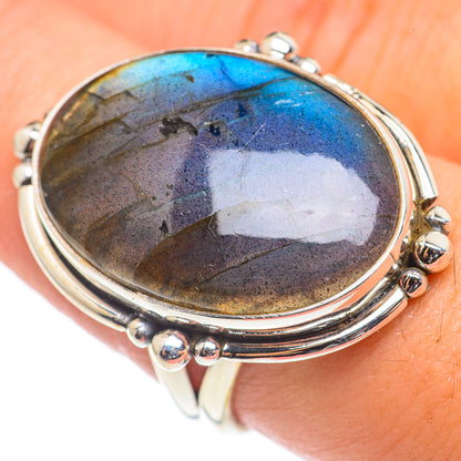 Labradorite Rings handcrafted by Ana Silver Co - RING69294