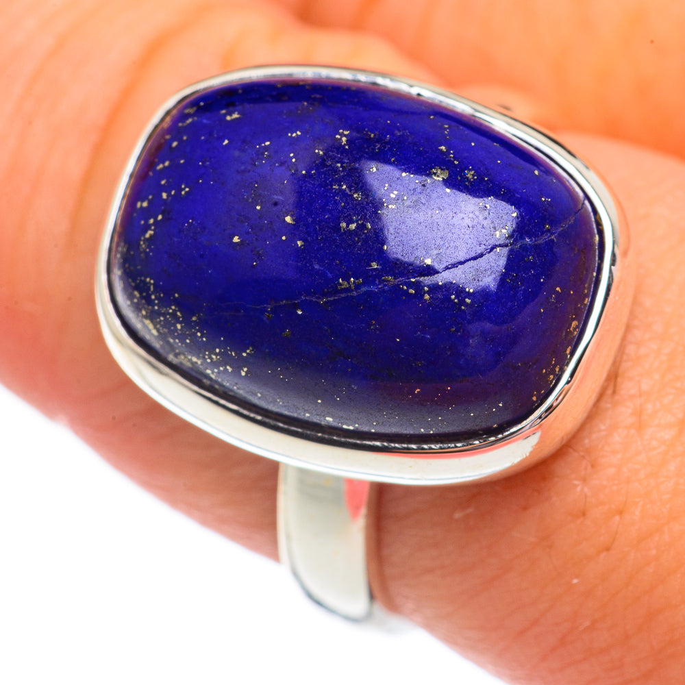 Lapis Lazuli Rings handcrafted by Ana Silver Co - RING69301