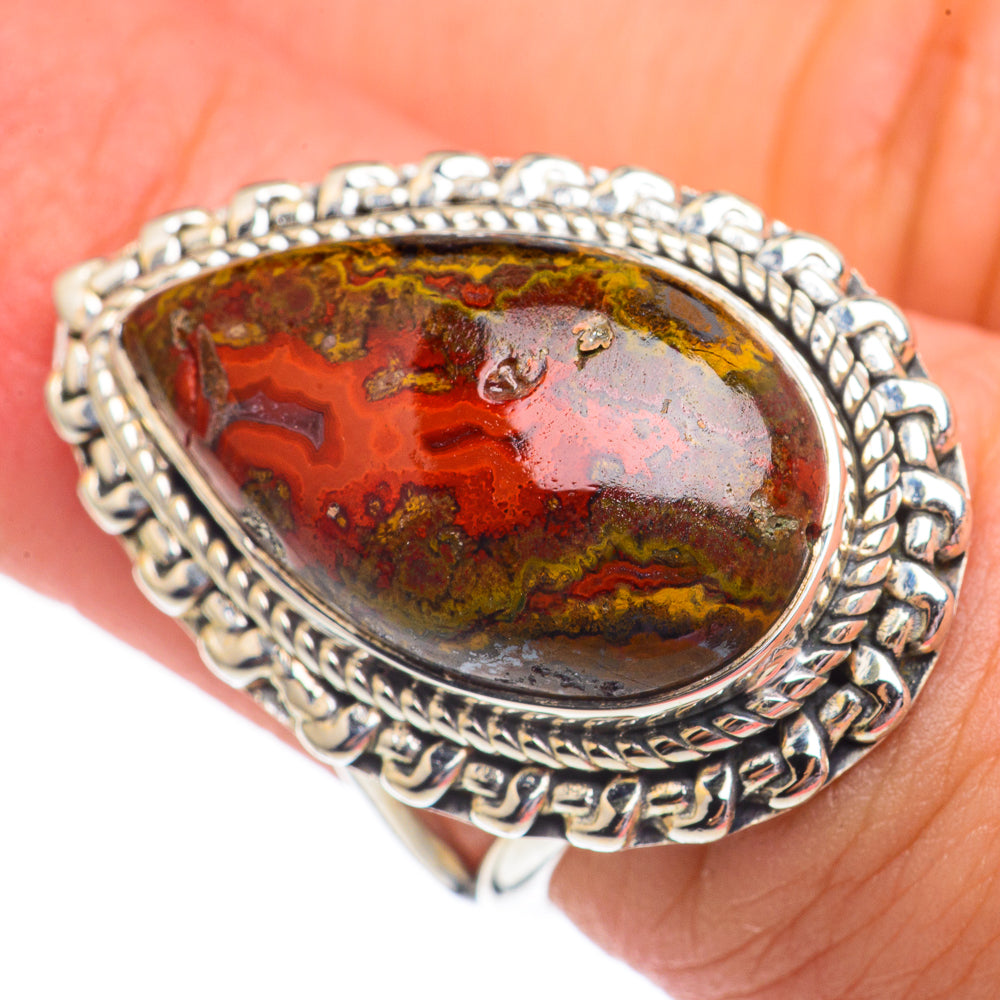 Mahogany Obsidian Rings handcrafted by Ana Silver Co - RING69309