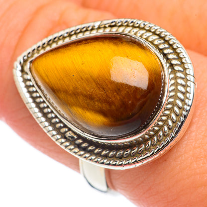 Tiger Eye Rings handcrafted by Ana Silver Co - RING69311