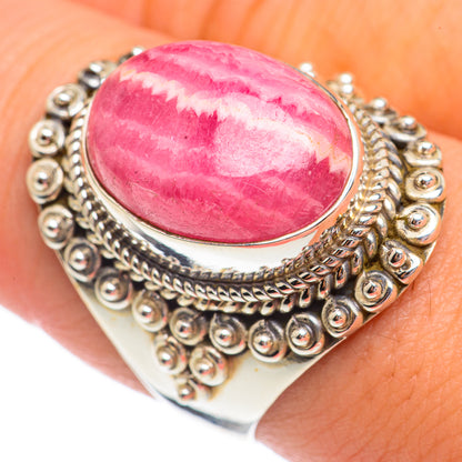 Rhodochrosite Rings handcrafted by Ana Silver Co - RING69315