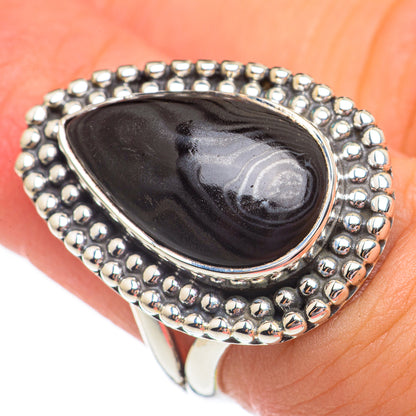 Psilomelane Rings handcrafted by Ana Silver Co - RING69326