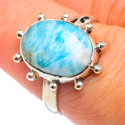 Larimar Rings handcrafted by Ana Silver Co - RING69342
