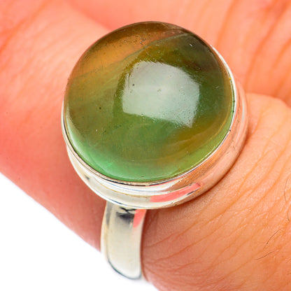 Green Fluorite Rings handcrafted by Ana Silver Co - RING69343