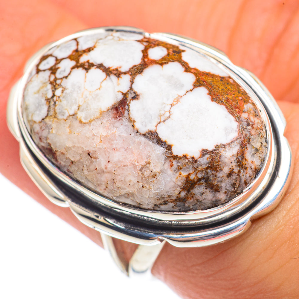 Peanut Wood Jasper Rings handcrafted by Ana Silver Co - RING69350