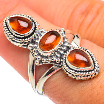 Baltic Amber Rings handcrafted by Ana Silver Co - RING69353