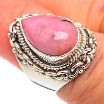 Rhodonite Rings handcrafted by Ana Silver Co - RING69356