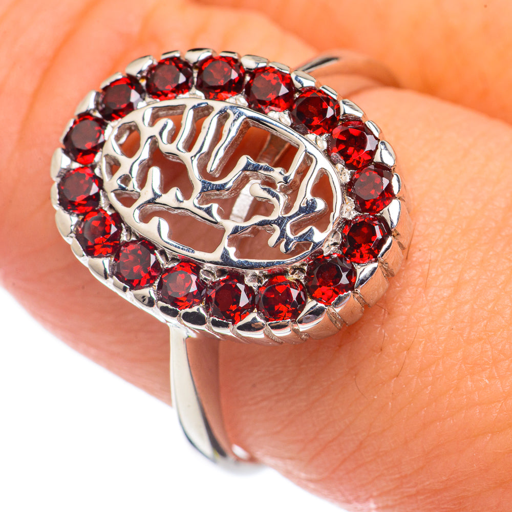Garnet Rings handcrafted by Ana Silver Co - RING69358