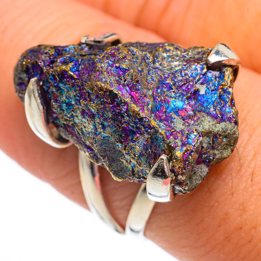 Titanium Sunshine Druzy Rings handcrafted by Ana Silver Co - RING69376