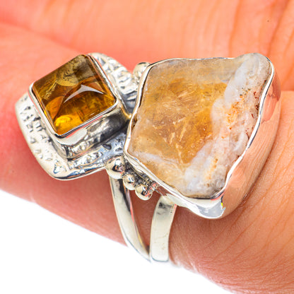 Citrine Rings handcrafted by Ana Silver Co - RING69392