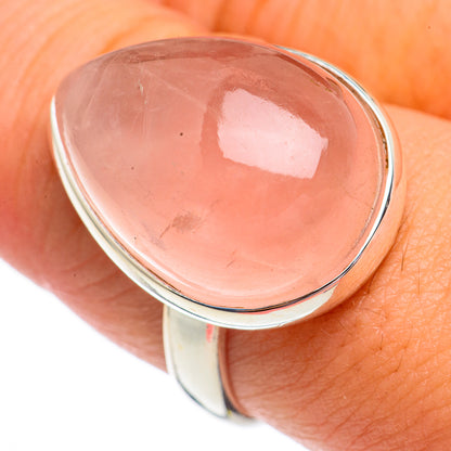 Rose Quartz Rings handcrafted by Ana Silver Co - RING69394