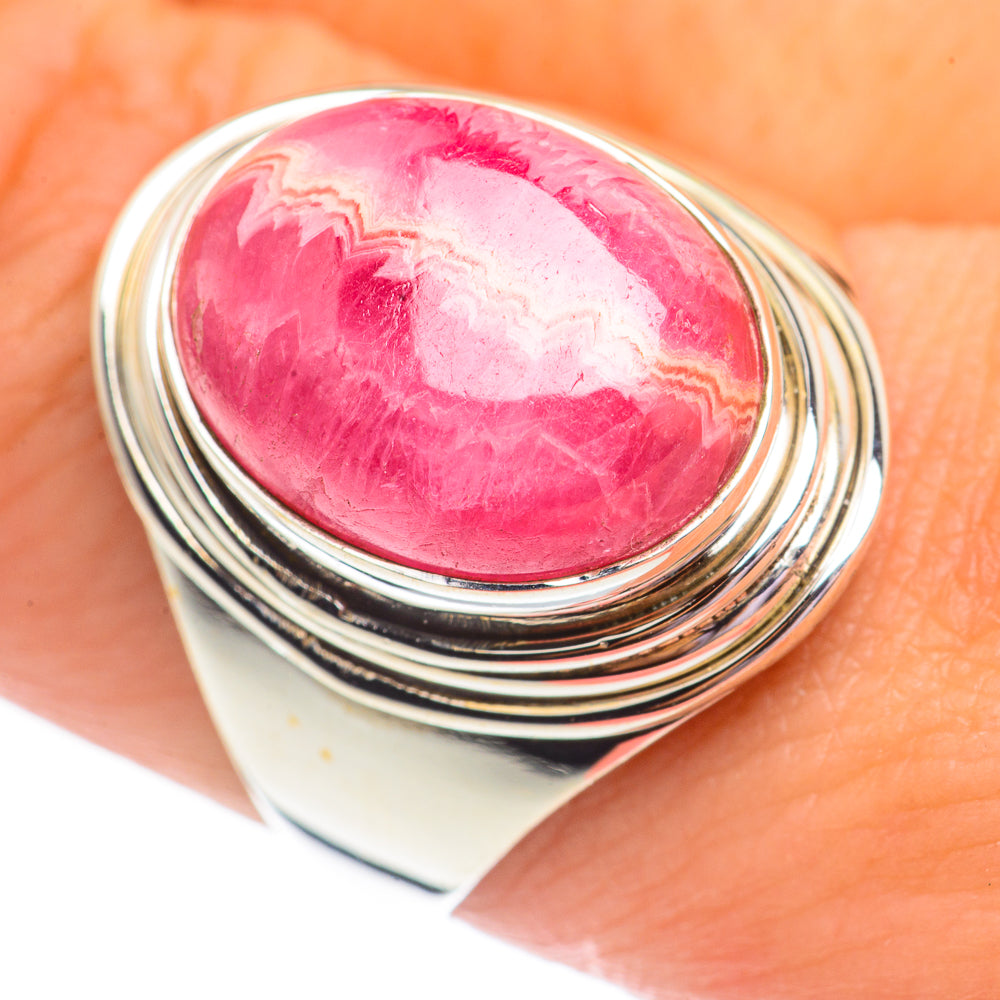 Rhodochrosite Rings handcrafted by Ana Silver Co - RING69395