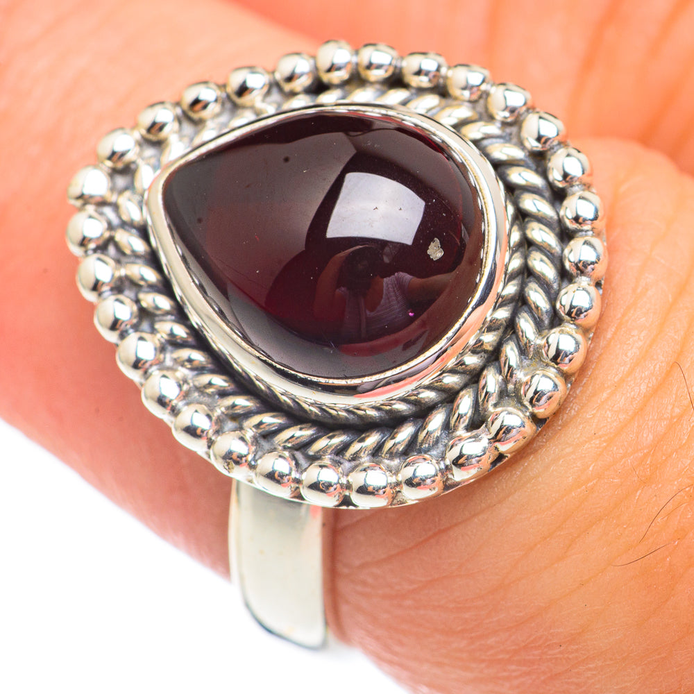 Garnet Rings handcrafted by Ana Silver Co - RING69398