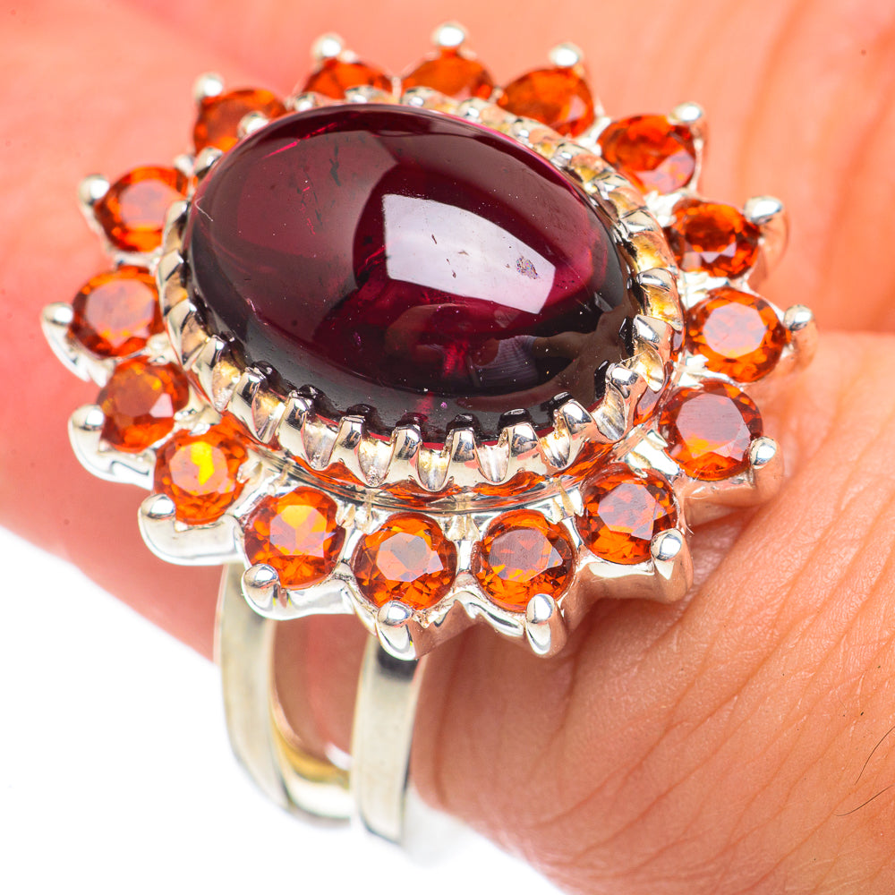 Garnet Rings handcrafted by Ana Silver Co - RING69410