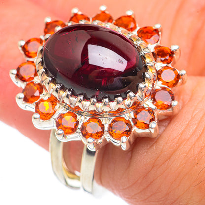 Garnet Rings handcrafted by Ana Silver Co - RING69410