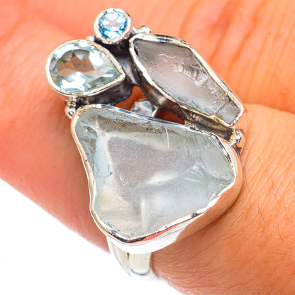 Aquamarine Rings handcrafted by Ana Silver Co - RING69415