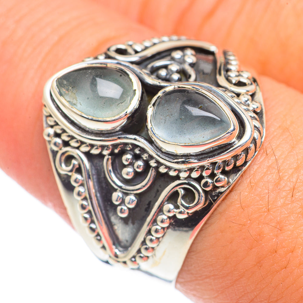 Aqua Chalcedony Rings handcrafted by Ana Silver Co - RING69416