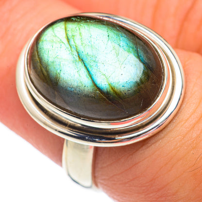 Labradorite Rings handcrafted by Ana Silver Co - RING69419