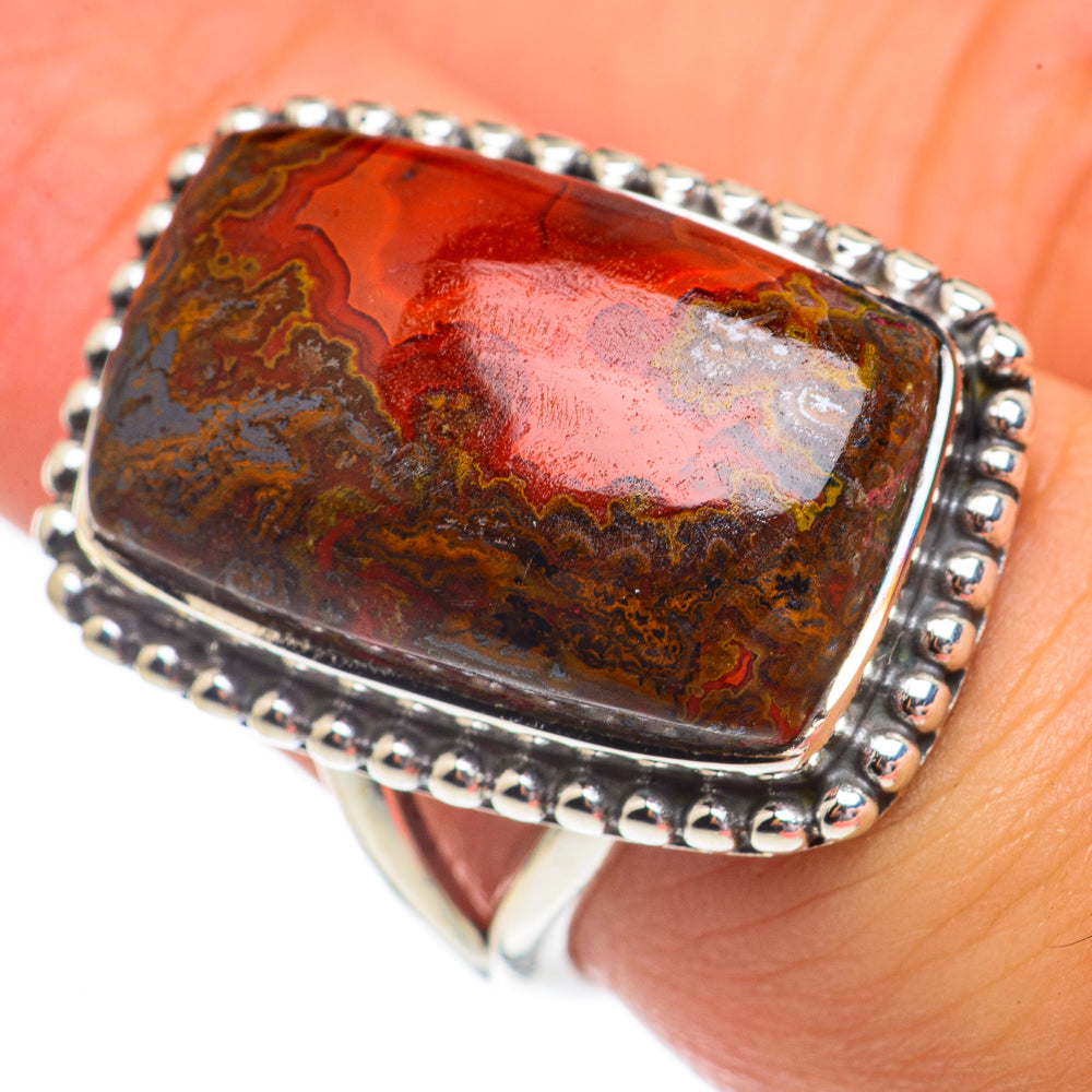 Mahogany Obsidian Rings handcrafted by Ana Silver Co - RING69424